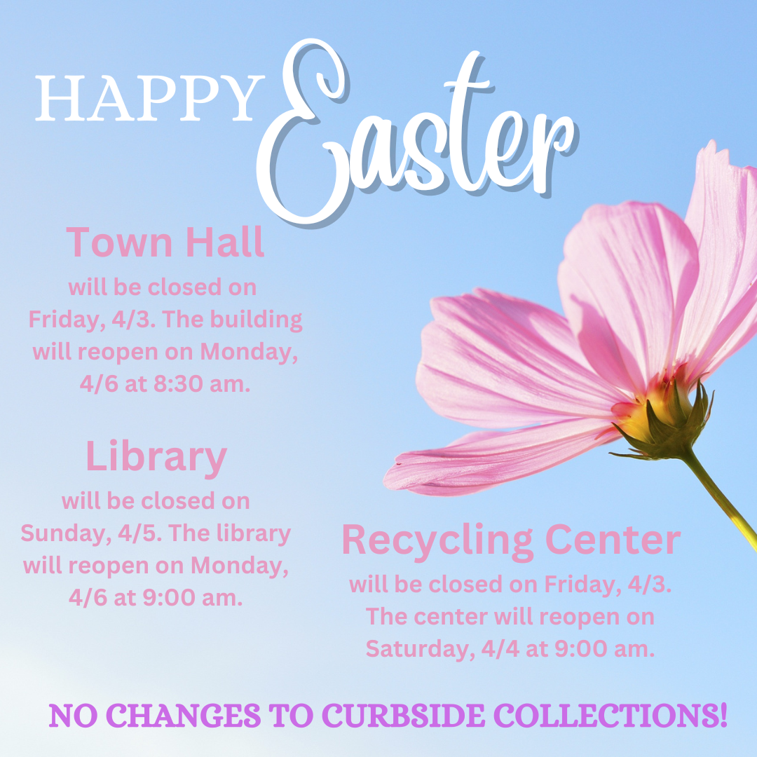 Easter schedule