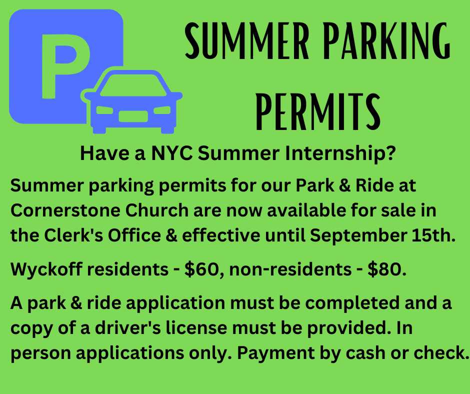 Summer Park &amp; Ride