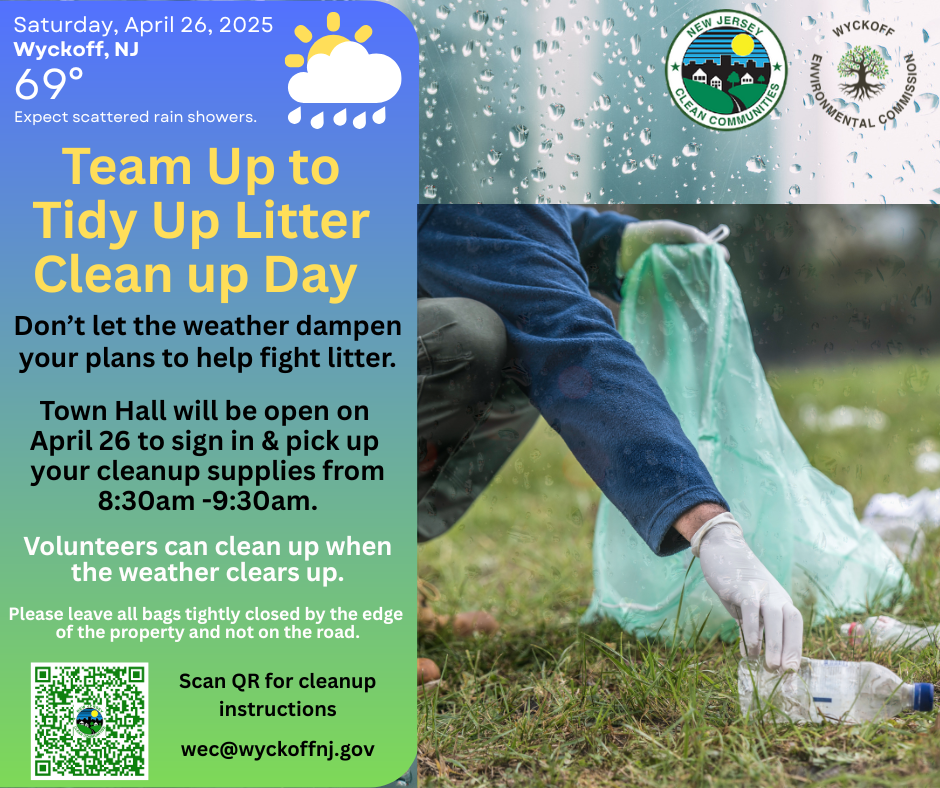 NJ Clean Communities SPRING Team Up to Tidy Up Cleanup Day | wyckoffnj