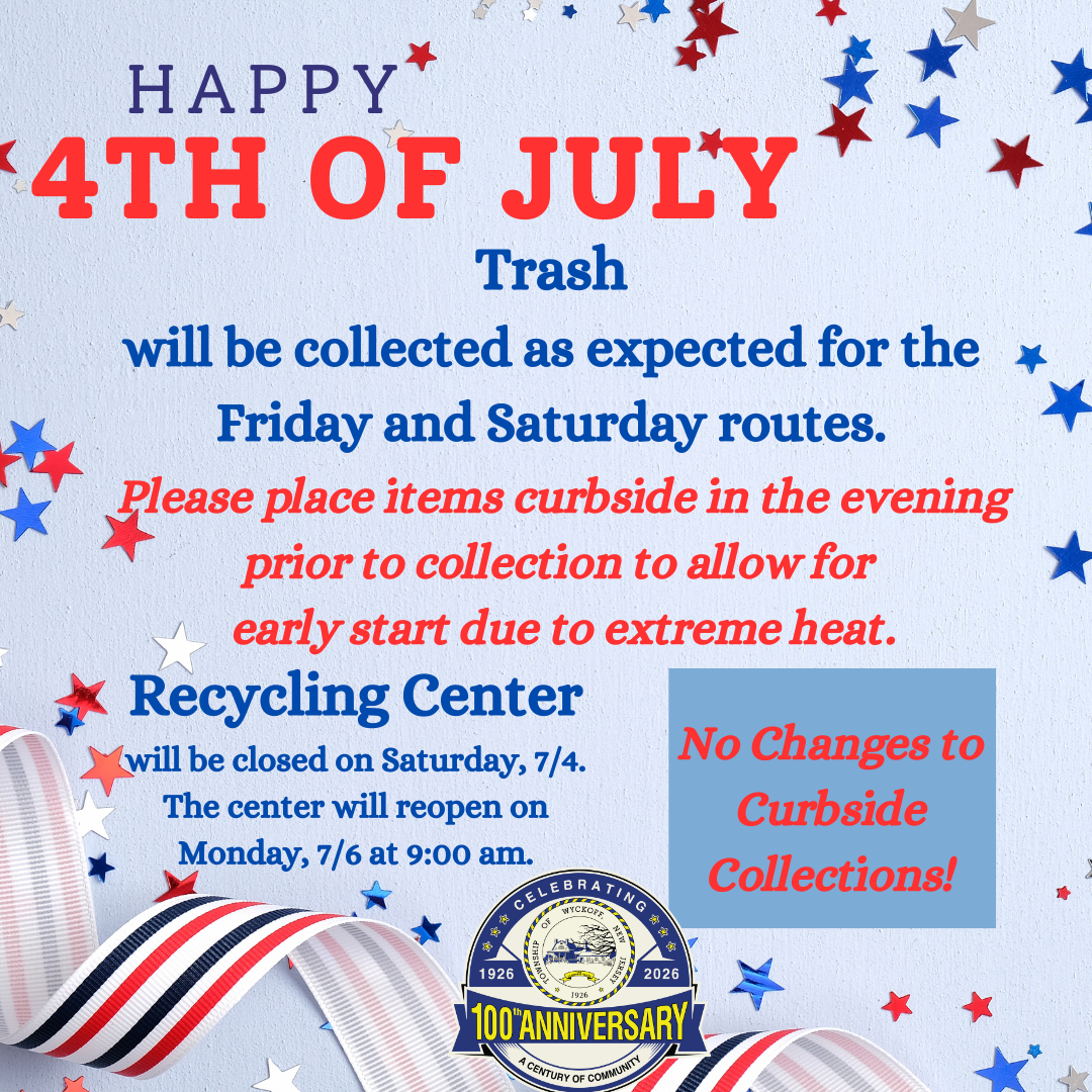 2026 july 4th trash
