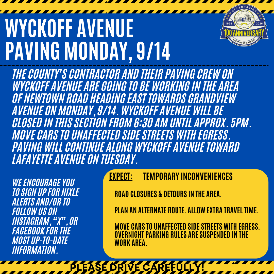 Wyckoff Ave paving