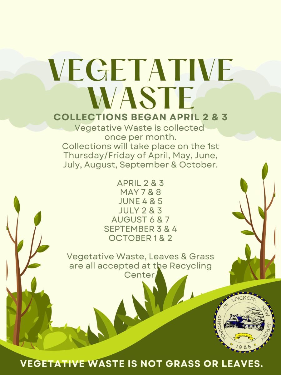 Veg Waste Dates for 2026
