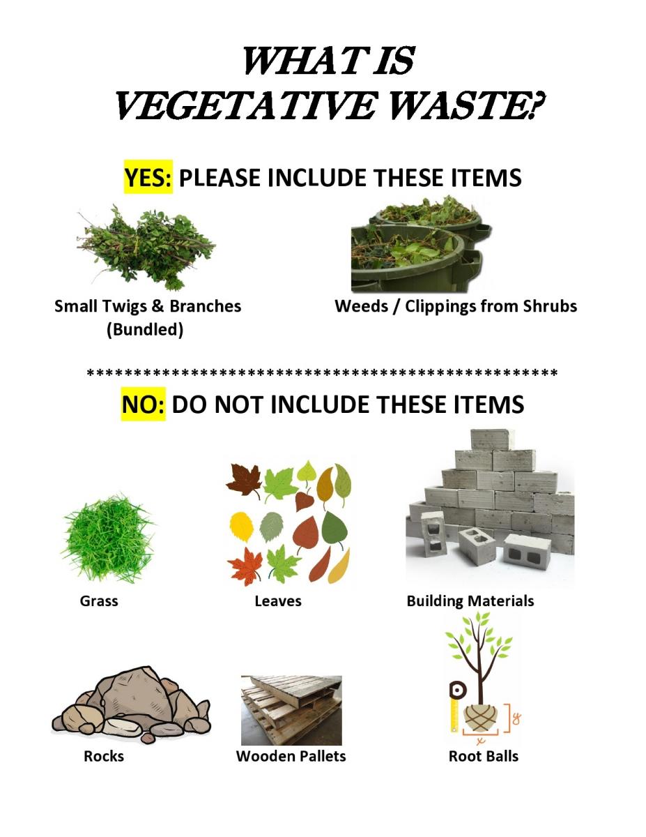 what is veg waste