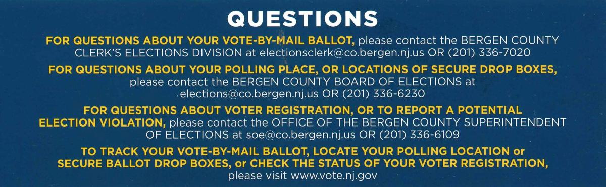 who to contact with voting questions