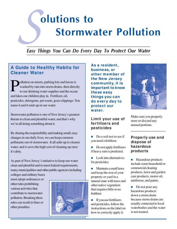 Stormwater Blue Brochure
