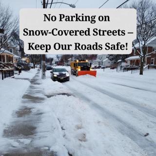 no street parking during snow