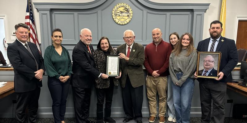 Mary Madigan & Family Accept Proclamation Honoring the Late Tom Madigan